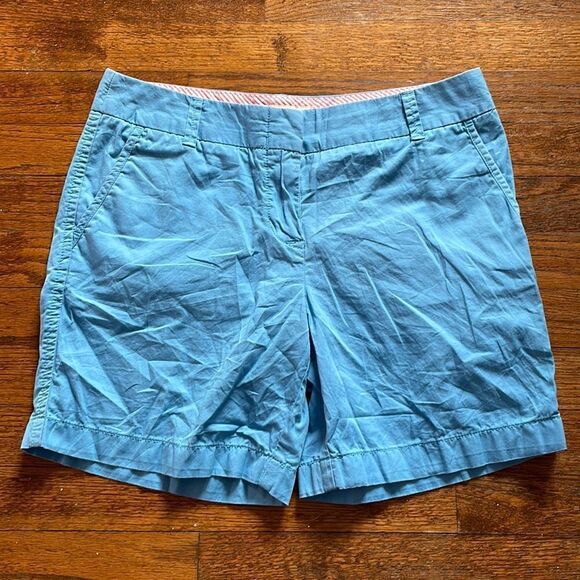 J. Crew Blue Broken-In Chino Shorts - Picture 1 of 3